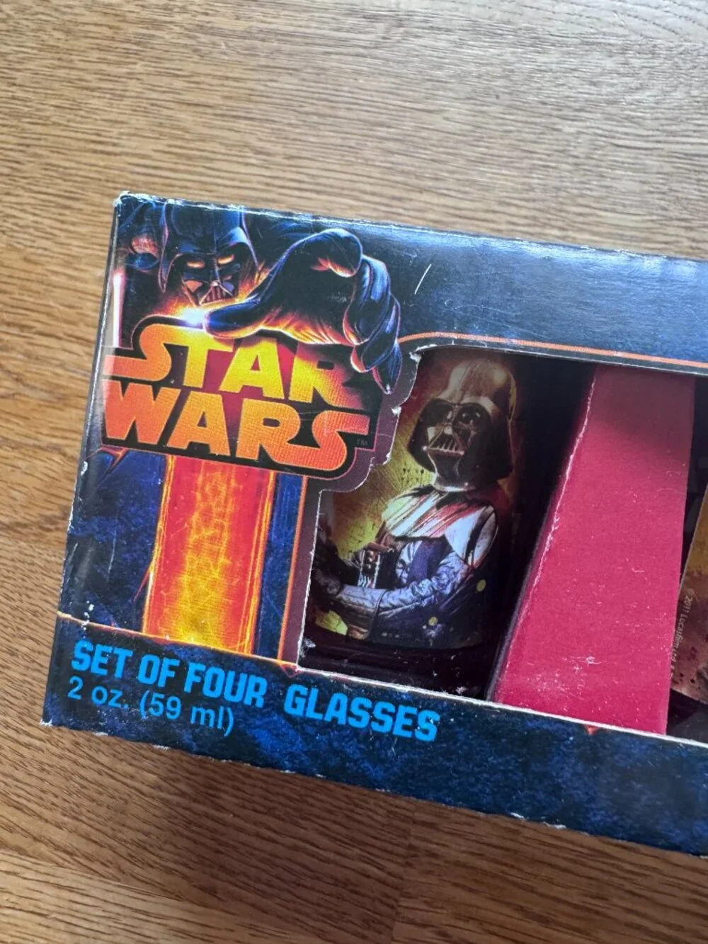 Star Wars Shot Glasses Set of 4 NIB